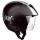Casque moto Jet New Bali B2 Noir Silver