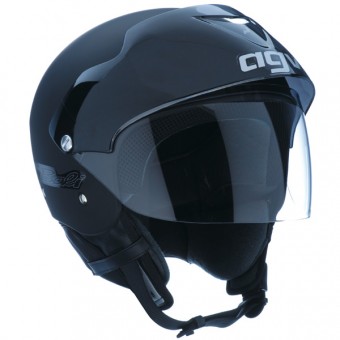 Casque Jet AGV New Bali Noir Mat