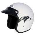 Casque moto Stormer Bleach Kid Blanc Mat