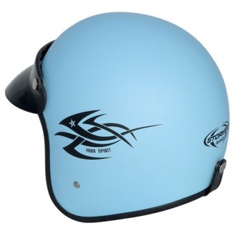 Casque Enfant Stormer Bleach Kid Bleu Mat