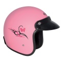 Casque moto Stormer Bleach Kid Rose Mat