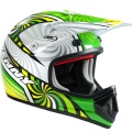 Casque moto Kenny Track Green Kid