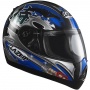 Casque Enfant Lazer Junior Katana Noir Bleu