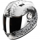 Casque Integral Scorpion EXO 1000 Air E11 Darkness Blanc Noir