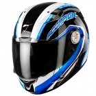 Casque Integral Scorpion EXO 1000 Air E11 Pipeline Noir Bleu