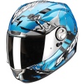 Casque moto Scorpion EXO 1000 Air E11 Splash Bleu C