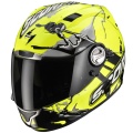 Casque moto Scorpion EXO 1000 Air E11 Splash Jaune