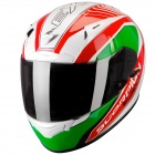 Casque Integral Scorpion EXO 2000 Air Performer Blanc Vert Rouge