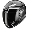 Casque moto Scorpion EXO 500 Air West Noir Blanc