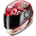 Casque moto Scorpion EXO 500 Air Zoltan Rouge Blanc