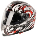 Casque moto Nitro NP-1100F Predator Rouge
