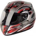 Casque Integral G-MAC Scirocco Argent Rouge