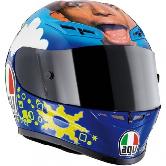 Images Valentino Rossi on Casque Integral Agv Gp Tech Valentino Rossi Edition Limit  E