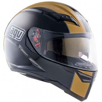 Casque Integral AGV S4 SV Naked Noir Or