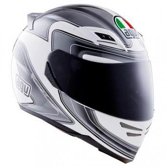 Casque Integral AGV Stealth SV Blanc Noir
