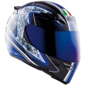 Casque Integral AGV Stealth SV Camouflage Noir Bleu
