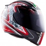 Casque Integral AGV Stealth SV Camouflage Noir Rouge
