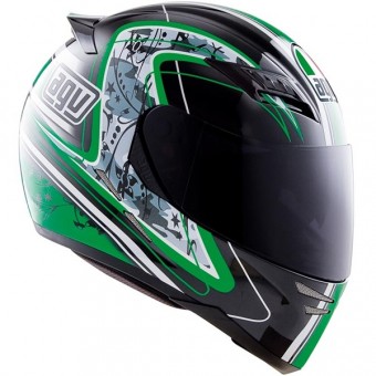 Casque Integral AGV Stealth SV Camouflage Noir Vert