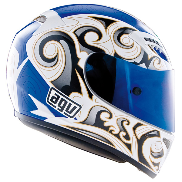 Casque Integral AGV T2 Maori Bleu