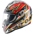 Casque Integral Airoh Dragon Wizard Deco Rouge DRWR