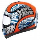 Casque Integral ICON Alliance Headtrip Orange