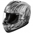 Casque Integral ICON Alliance Speedmetal Silver