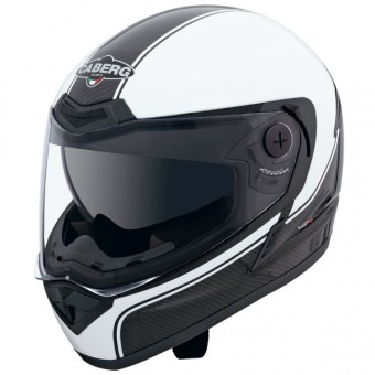 Casque Integral Caberg V2X Carbon Edge Noir Blanc