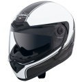 Casque Integral Caberg V2X Carbon Edge Noir Blanc