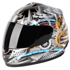 Casque Integral G-MAC Mechanoid Black Silver Gold