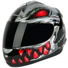 Casque Integral G-MAC Toxic Gunmetal Silver Red