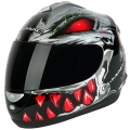 Casque moto G-MAC Toxic Gunmetal Silver Red