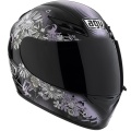 Casque moto AGV K3 Fleurs Noir Rose