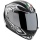 Casque Integral AGV K4 Silver Noir Gun Metal
