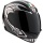 Casque Integral AGV K4 Silver Noir Rouge