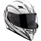 Casque Integral AGV Stealth SV Florence Blanc Gun Metal