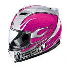 Casque Integral ICON Airframe Claymore Pink Chrome