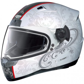 Casque Integral Nolan N85 Stylish Ncom Blanc 22