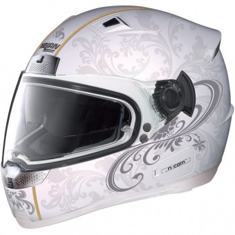 Casque Integral Nolan N85 Stylish Ncom Blanc 21