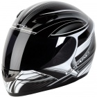 Casque Integral G-MAC Rookie Noir Argent Blanc (09)
