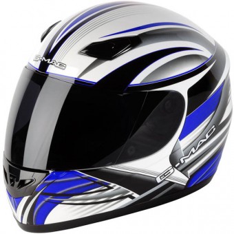 Casque Integral G-MAC Rookie Blanc Bleu (20)