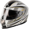 Casque moto Nitro NP-1100F Apex White Gun Gold