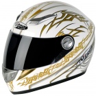 Casque Integral Nitro Aikido Blanc Or (15)