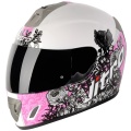 Casque moto Nitro NGFP Romance Blanc Rose (17)