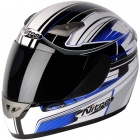 Casque Integral Nitro Reactor Luxe Blanc Bleu (16)