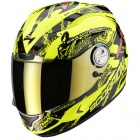 Casque Integral Scorpion EXO 1000 Air E11 Pulse Jaune Fluo Noir