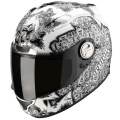 Casque moto Scorpion EXO 1000 Air E11 Fantasia Blan