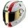 Casque Integral Scorpion EXO 1000 Air E11 High-Impact Blanc Vert Rouge