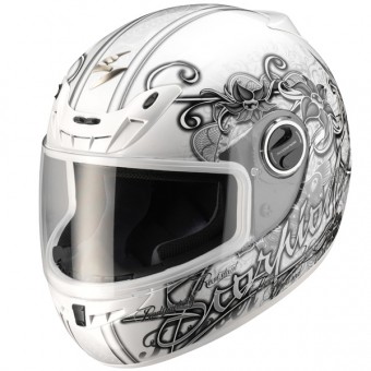 Casque Integral Scorpion EXO 400 Ann Blanc Nacre