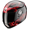 Casque moto Scorpion EXO 500 Air Ardent Noir Rouge