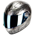 Casque moto Scorpion EXO 500 Air Bio Metal Chrome